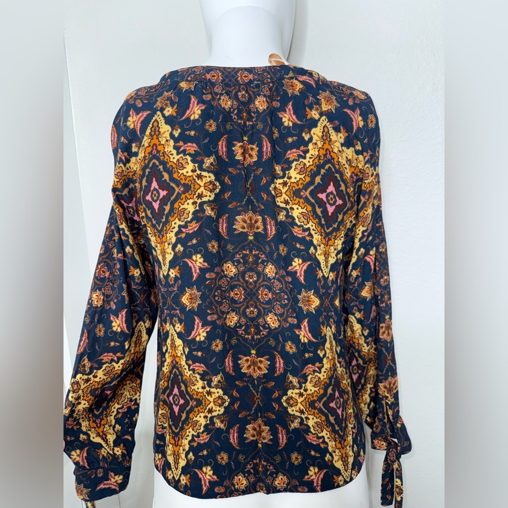 Anthropologie X Kachel Aleska Harvest Blouse 4 - Picture 6 of 7